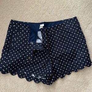 Adorable Navy Polka Dot Shorts